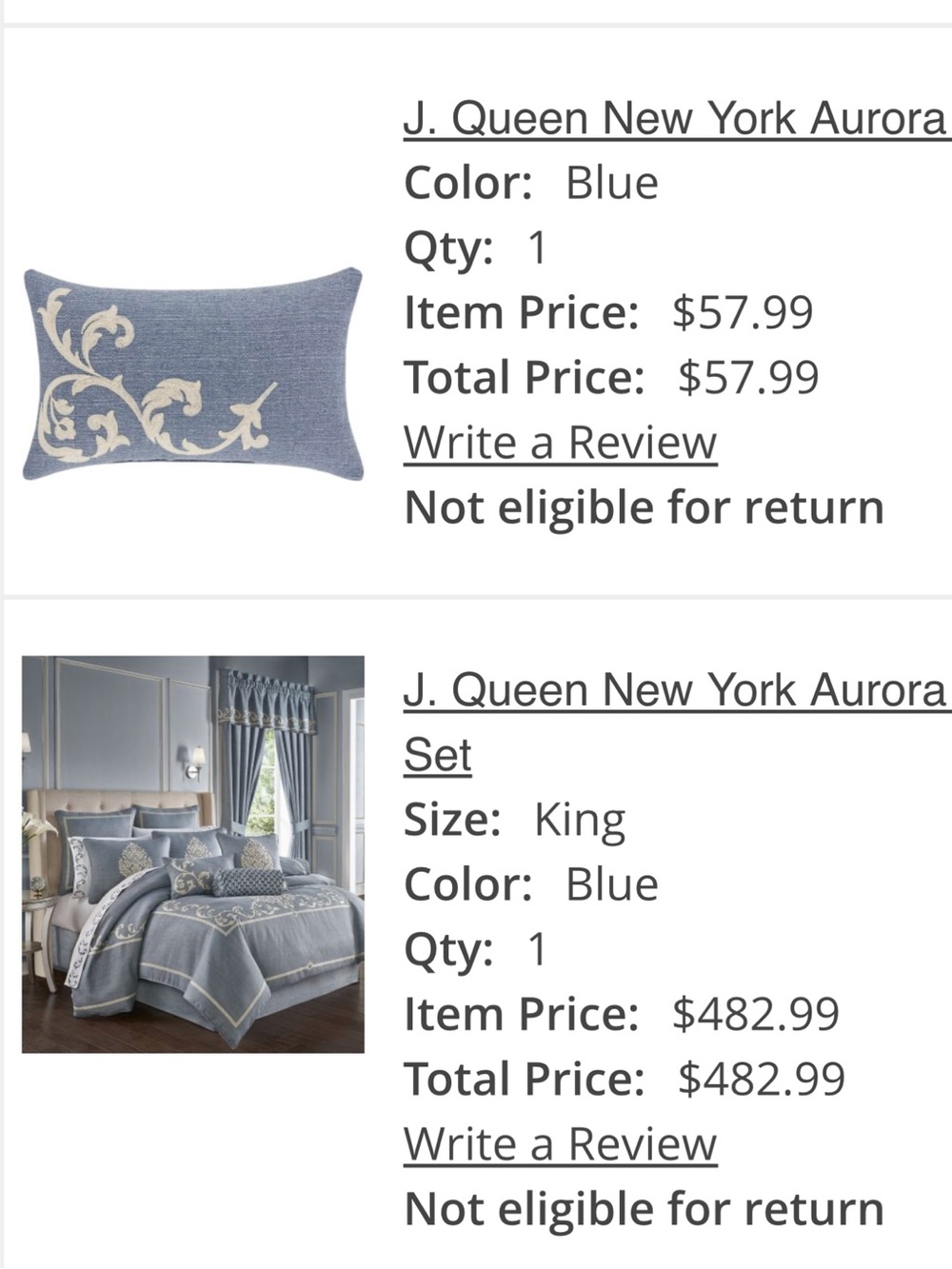 Beautiful brand new king size  comforter collection,